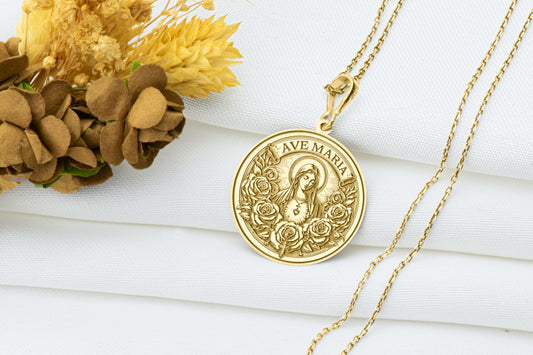 Ave Maria Pendant