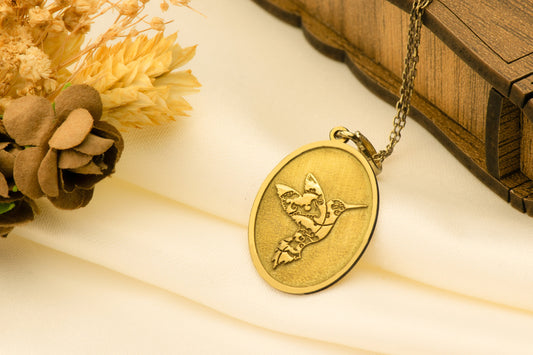 Bee Eater Pendant: Colorful Bird Necklace, Sacred Freedom Charm, Nature Spirit Talisman