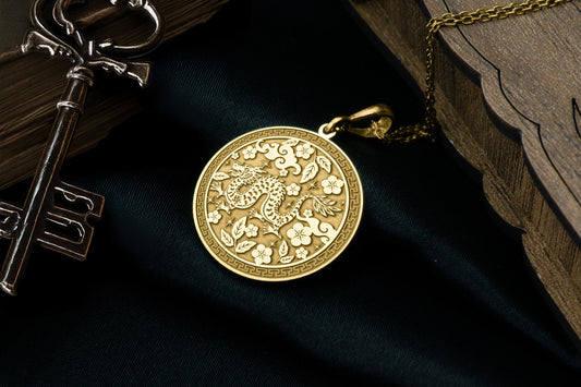 Year of the Dragon Pendant: Chinese Zodiac Necklace