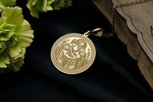 Achilles and Patroclus Pendant Necklace