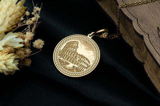 Colosseum Pendant: Roman Empire Necklace