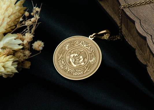 Alexander and Hephaestion Pendant Necklace: MLM Friendship Jewelry