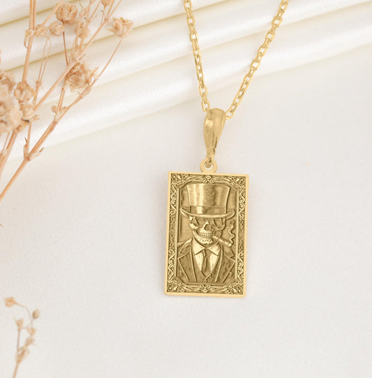 Baron Samedi Pendant: Voodoo Loa Necklace