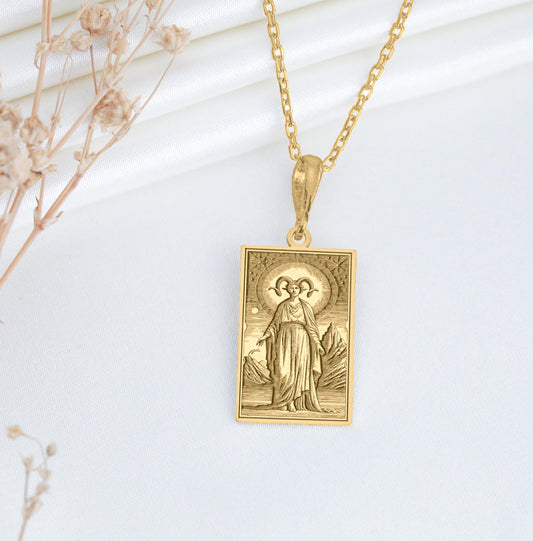 Capricorn Goddess Pendant: Mythology Zodiac Necklace