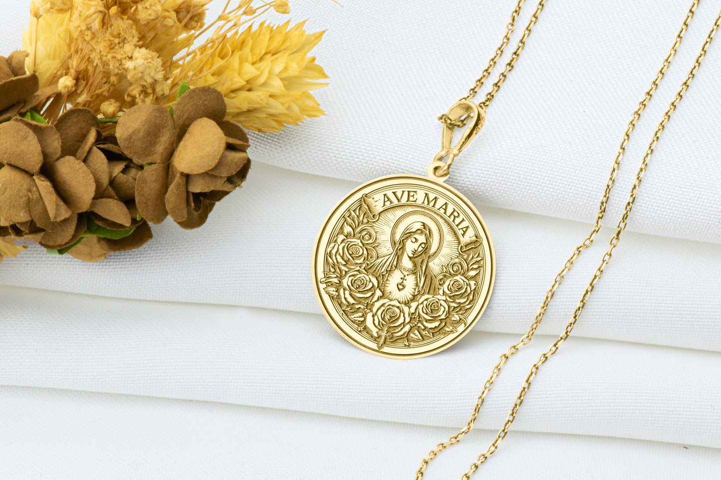 Ave Maria Pendant
