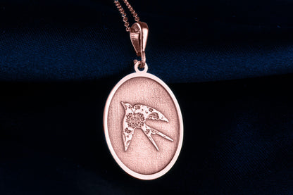 Swallow Bird Pendant Necklace