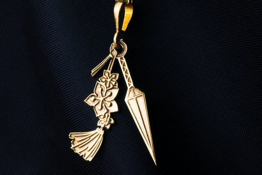 Sakura & Kunai Pendant Necklace