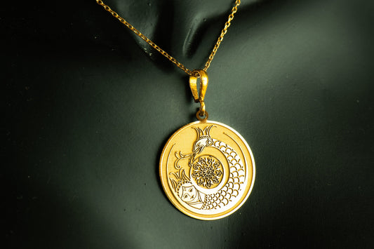 Shahmaran Pendant: Anatolian Serpent Queen Necklace, Sacred Feminine Jewelry