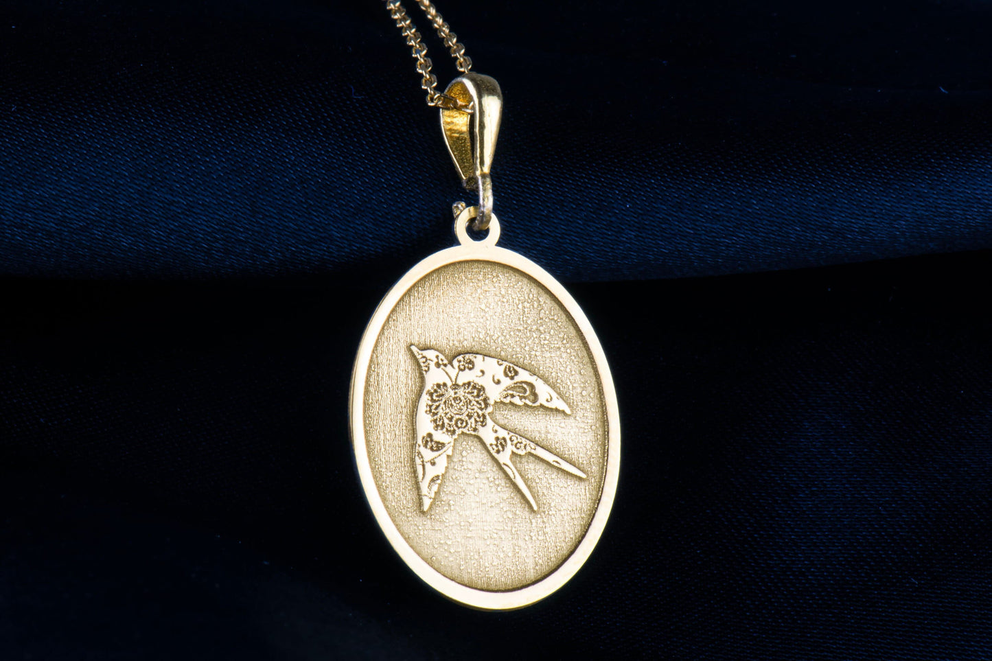Swallow Bird Pendant Necklace