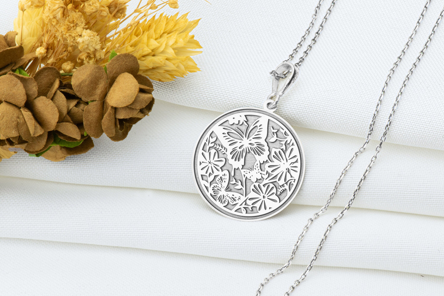 Butterfly Pendant Necklace