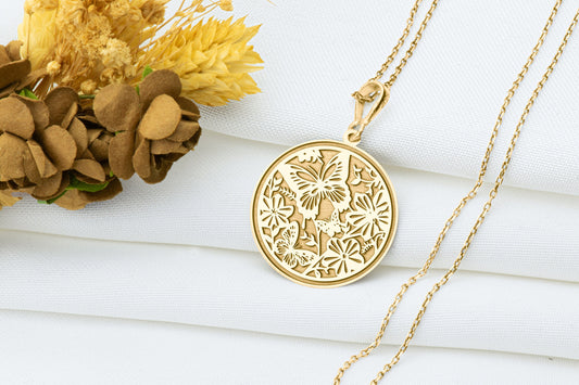Butterfly Pendant Necklace