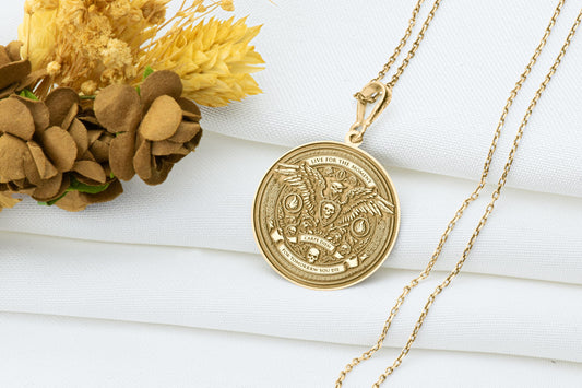 Carpe Diem Pendant: Latin Motto Charm