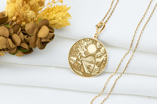 Erato Goddess Pendant: Muse of Love Necklace, Creative Spirit Charm
