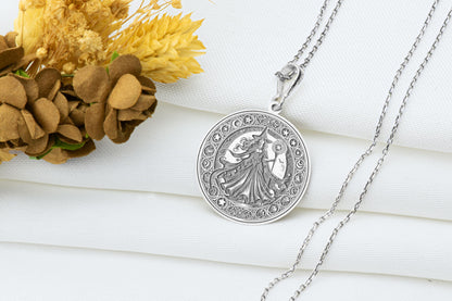 Witch Pendant: Wiccan Necklace
