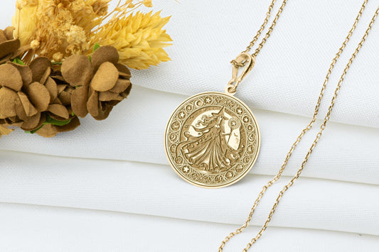 Witch Pendant: Wiccan Necklace