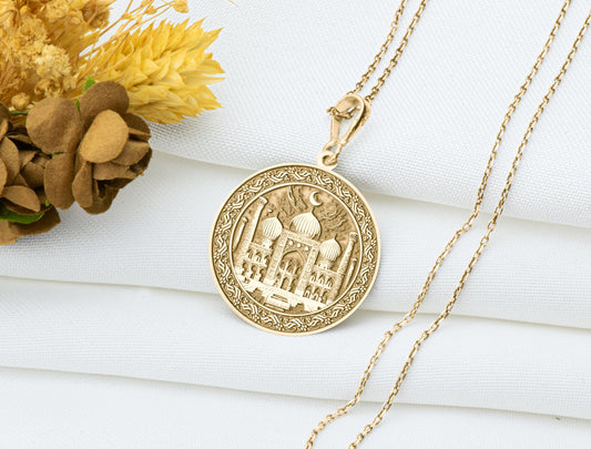 Samarkand Pendant: Silk Road Amulet, Celestial Jewelry