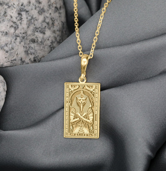 Osiris Pendant: Egyptian God Necklace, Afterlife Amulet, Rebirth Charm