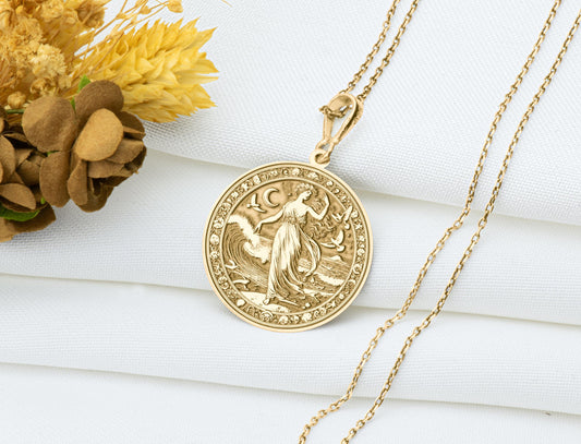 Venus Pendant: Roman Goddess of Love Necklace, Sacred Beauty Charm, Ancient Attraction Talisman