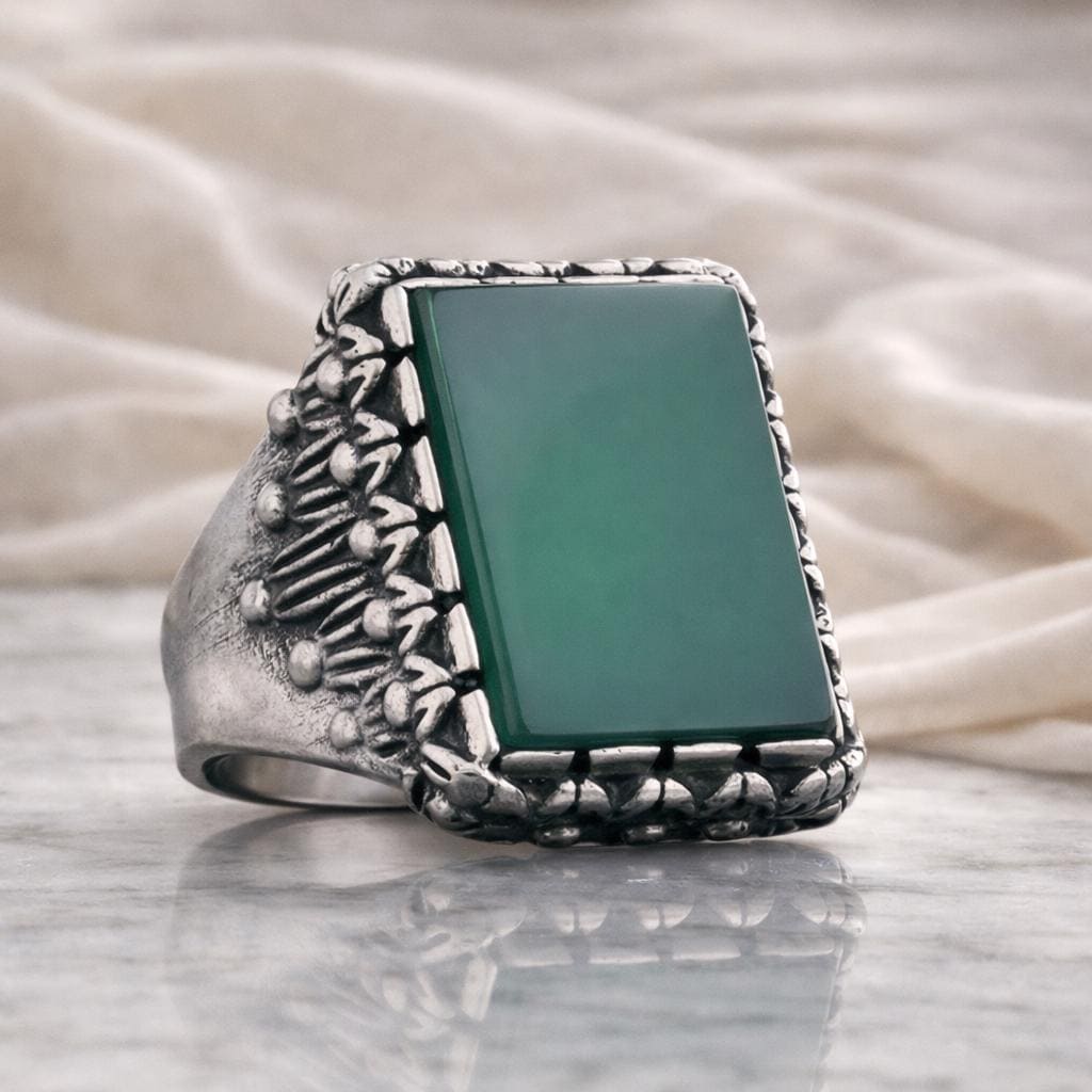 Tiger Eye Stone Silver Ring